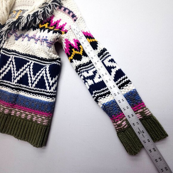 Women's Multicolor Graphic Sweater - Picture 11 of 14